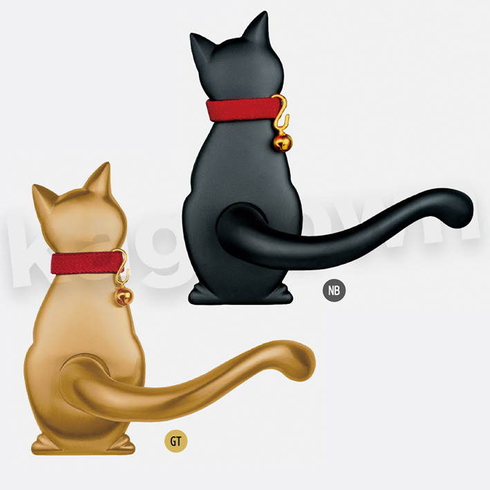 長沢製作所】わんにゃんレバーハンドル[KODAI-にゃん51TXS-W20E]古代 空錠