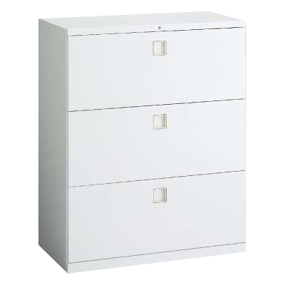 4H73ZC-ZA75 ラテラルキャビネット3段（下置用） 幅900×奥行400×高さ