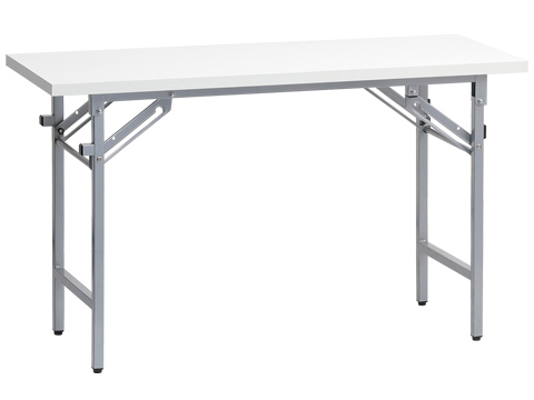 折りたたみテーブル 棚無しタイプ 幅1200 奥行450 高さ700 NTH-1245