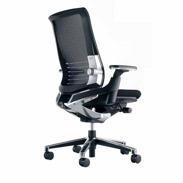 コクヨ(KOKUYO) インスパイン(INSPINE) 座面革張り ヘッドレスト付き