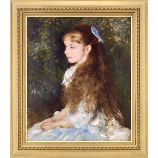 ルノワール 絵画 イレーヌ・カーン・ダンヴェール嬢（可愛いイレーヌ
