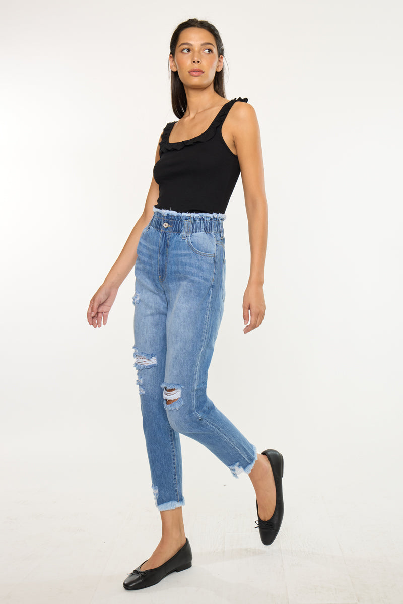 Angel Ultra High Rise Paperbag Mom – Kancan USA