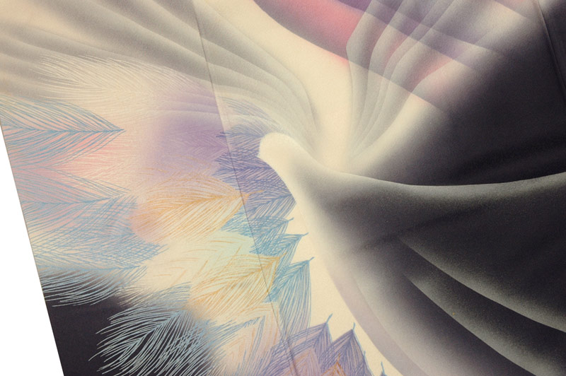 写真家 秋山庄太郎氏監修・正絹振袖着物、襦袢付きの写真