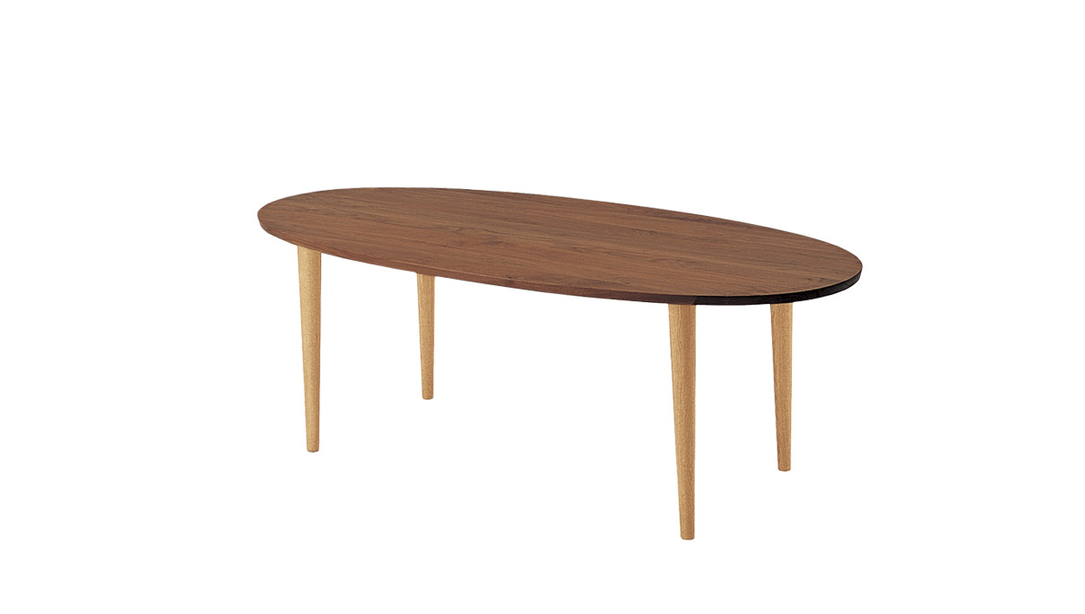 オーバルテーブル - 国産無垢家具は飛騨高山発の家具メーカー KASHIWA