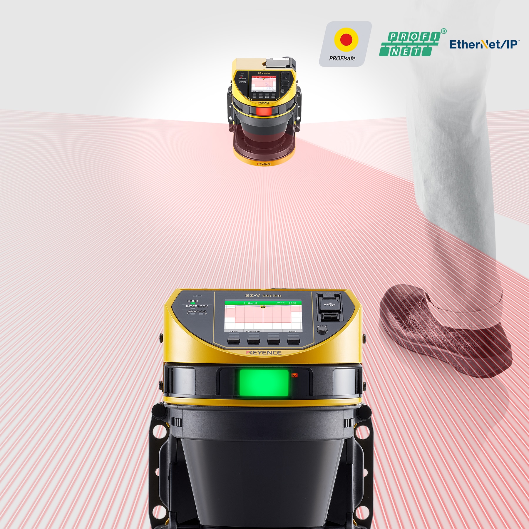 Safety Laser Scanner - SZ-V series | KEYENCE International Belgium