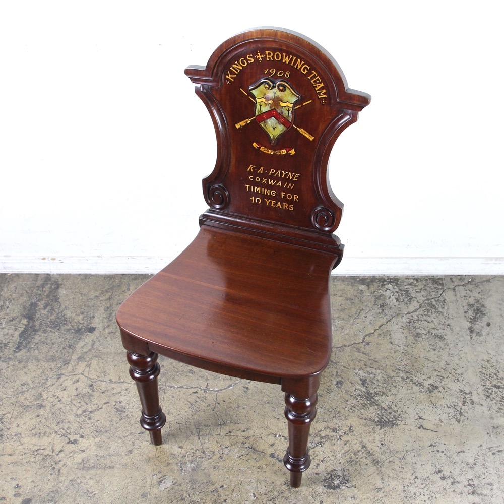 イギリス アンティーク マホガニー ホールチェア | キヤアンティークス