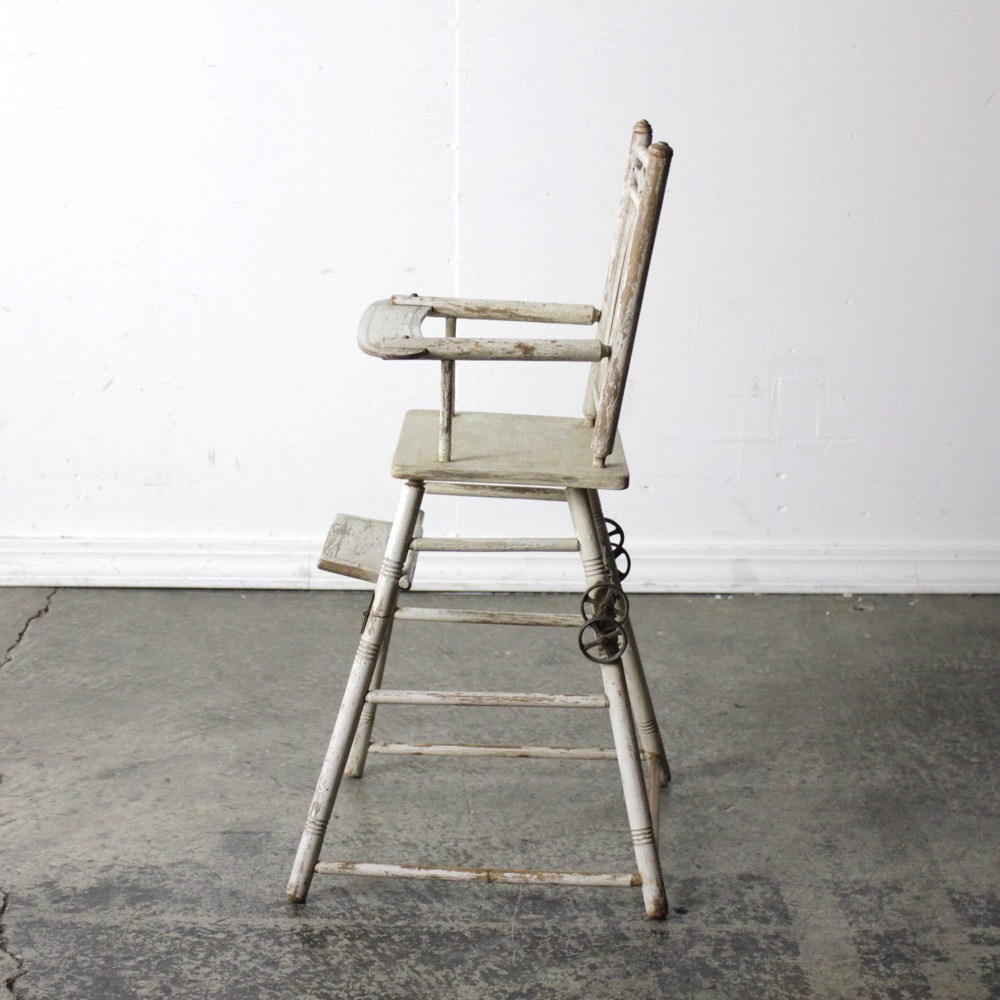 イギリス アンティーク ビーチ フォールディング ドールチェア | キヤ