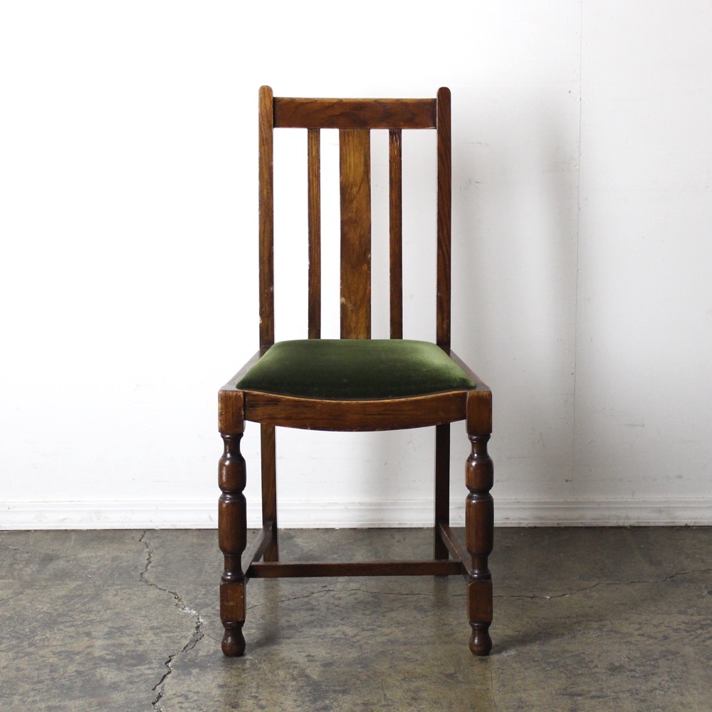 イギリス アンティーク オーク ダイニングチェア 4脚セット | キヤ