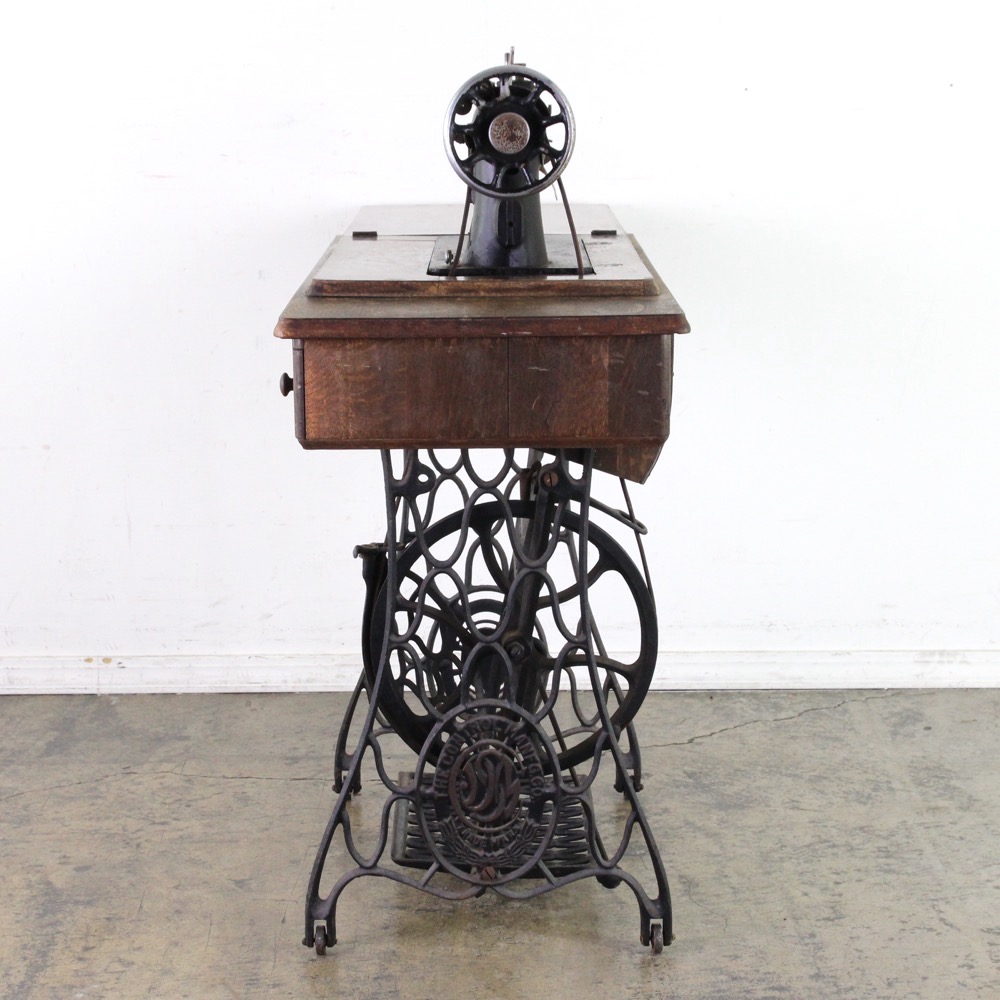 日本 昭和初期 アンティーク CONTROL コントロール ミシン ミシン脚