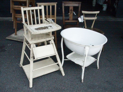 2WAYベビーチェア＆ホーローベビーバス | キヤアンティークス