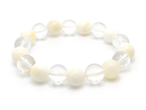 パワーストーンブレスレット ゴールデンシャコガイAAAA8ミリ