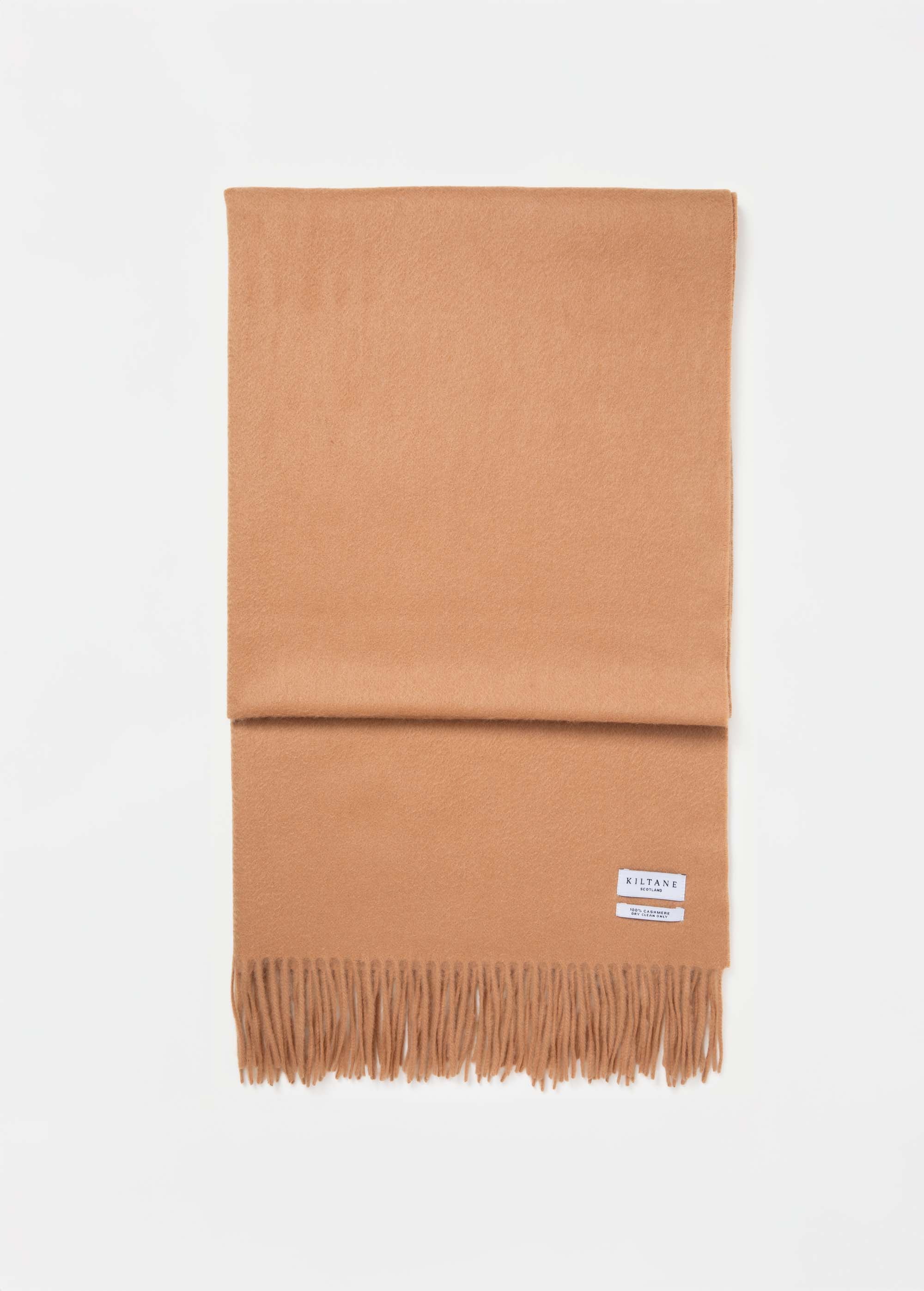 Solid Cashmere Stole - Dark Camel – Kiltane