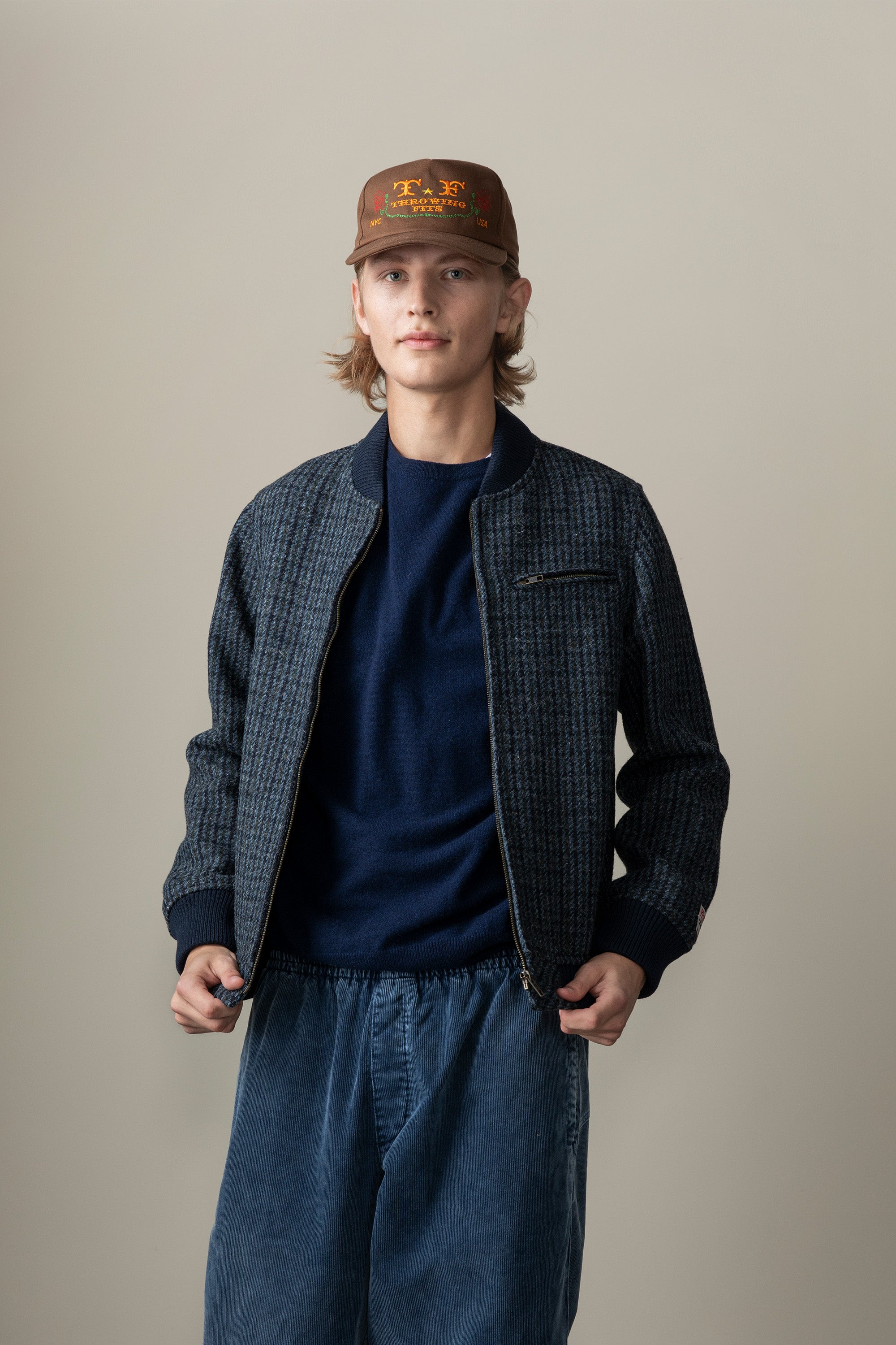 Men's Harris Tweed Bomber Jacket - Dogstooth – Kiltane