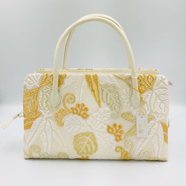 利休バッグ「唐織・山口美術織物帯地使用」お茶会やお稽古、お出かけに