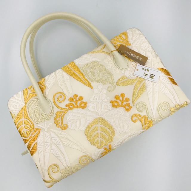 利休バッグ「唐織・山口美術織物帯地使用」お茶会やお稽古、お出かけに