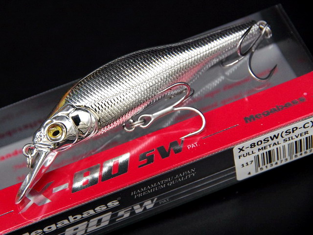 メガバス（Megabass） X-80SW （SP-C） 80.5mm/11g 【シーバスルアー