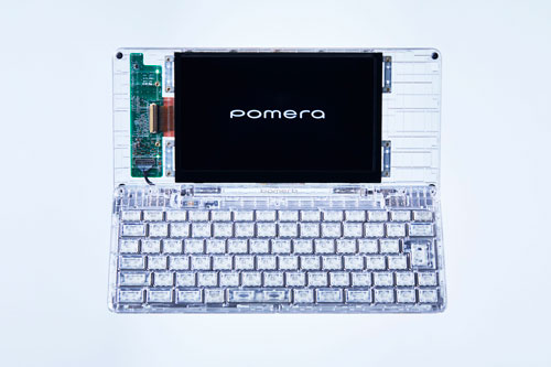 デジタルメモ「ポメラ」誕生15周年記念 限定特別スケルトンモデル