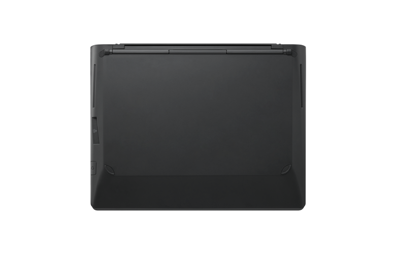 フルサイズをコンパクトに、たためるパソコン「ポータブック