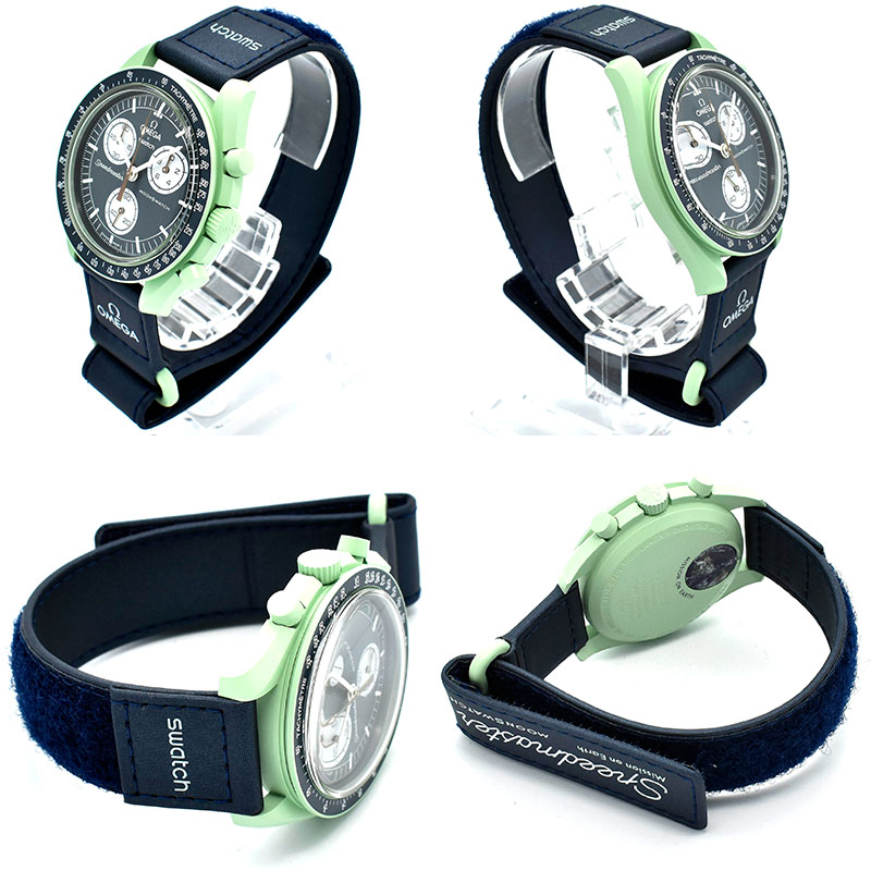 オメガ×スウォッチ OMEGA×Swatch ミッション オン アース SO33G100