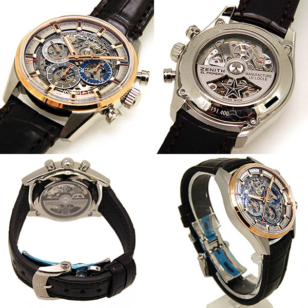 ゼニス ZENITH エルプリメロ クロノマスター フルオープン 51.2151.400
