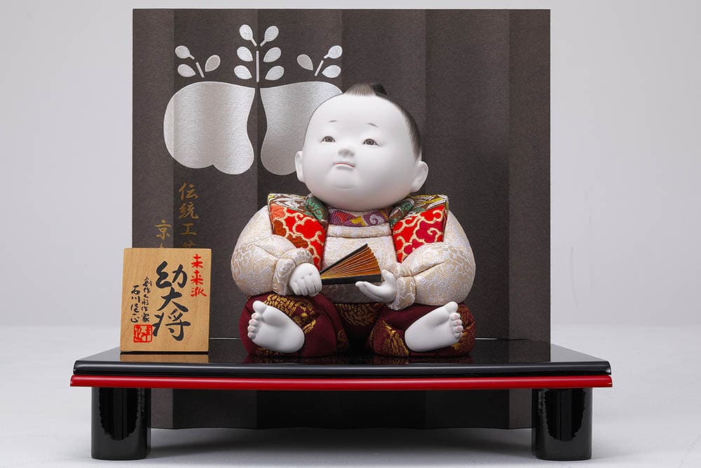 五月人形 石川潤平 木目込み子供大将 人形の金魚屋