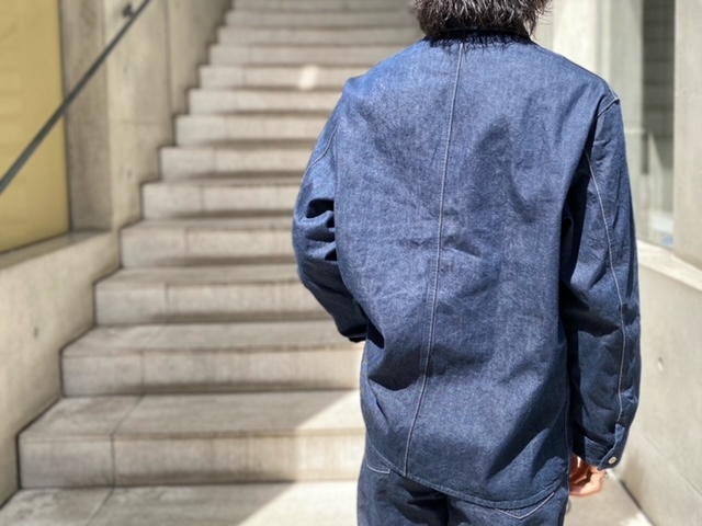 AURALEE/オーラリー】2021SS HARD TWIST LIGHT DENIM SHIRTS BLOUSON