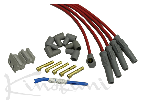 キノクニ ： スーパーコンダクタープラグコードセット （8.5mm) 汎用 6Cyl