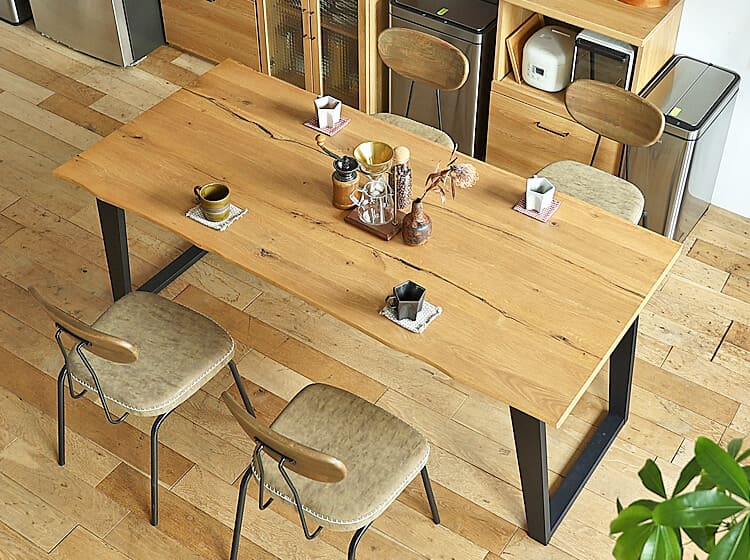 ダイニングテーブル Notto(ノト)180cmタイプ｜北欧・ヴィンテージ