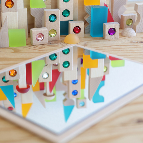 Dusymaデュシマ社 ファンタジー積木：ウールレンガ積み木の補充に