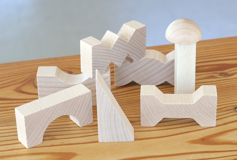 Dusymaデュシマ社 ファンタジー積木：ウールレンガ積み木の補充に