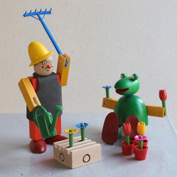ケルナー 庭師 TULPE プラス 木箱入：カエルとマウス入 | krtek select