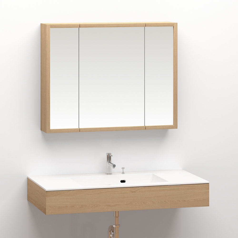 天板とボウルが一体となった洗面台「一体型洗面台 SE-SE-02」3色｜無印