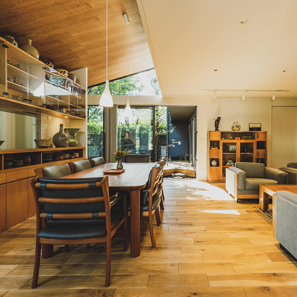 無垢フローリング「北海道産ナラ（無塗装）」15x150xRL（ランダム