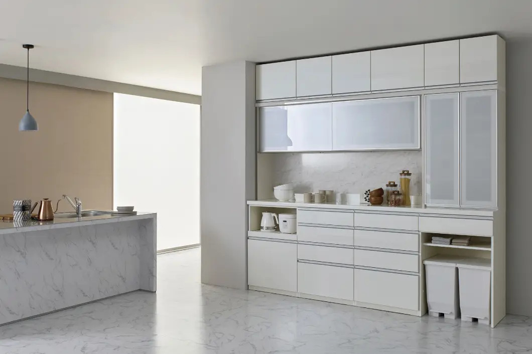 Pamouna パモウナ「KJシリーズ」食器棚 幅40〜240cm 全61色｜Pamouna