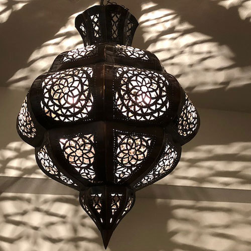 GADAN照明・モロッコランプペンダント【真鍮・アイアン】アイアン