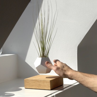 空宙を浮遊するプランター「LYFE ライフ」LYFE-WH｜THT Japan｜#7298