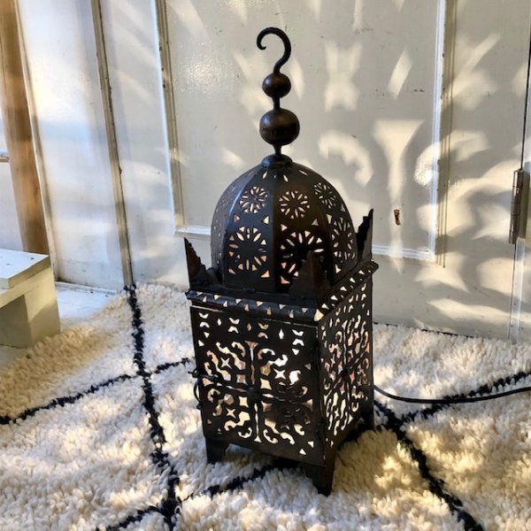 GADAN 照明・モロッコランプ スタンド「アイアンランタン モスクM