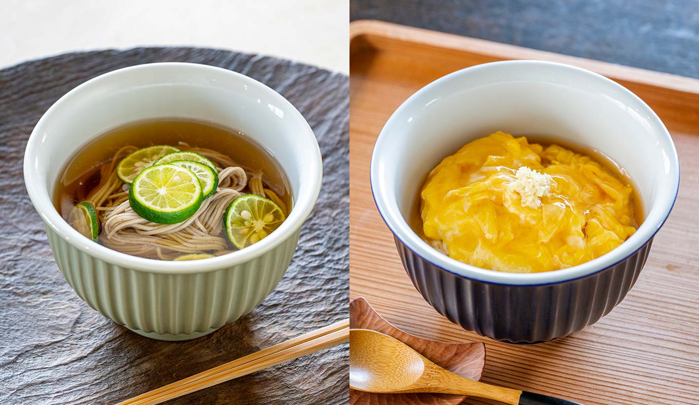 茅乃舎別誂え 深川製磁製 しのぎ深丼 青磁｜茅乃舎(かやのや)｜久原本