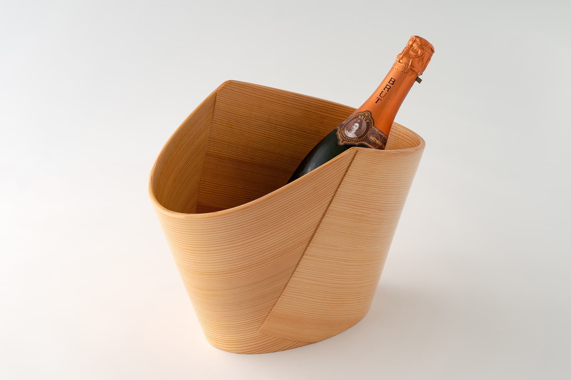 208-ワインクーラー大│大館曲げわっぱの老舗栗久