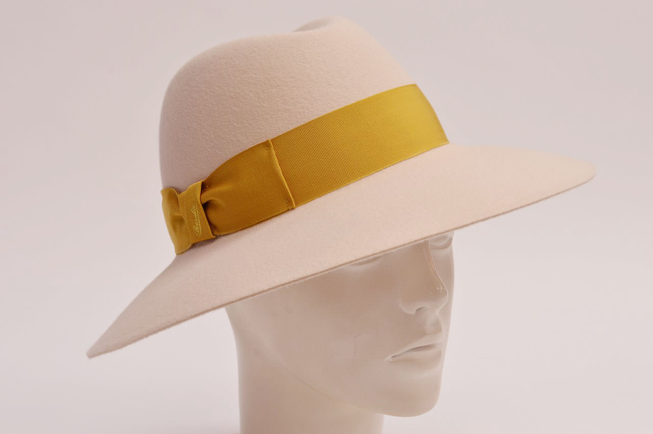 ボルサリーノ レディース アレッサンドリア「Claudette」ファー