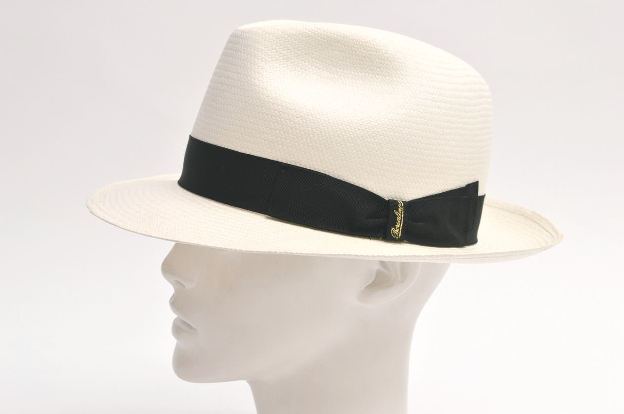 ボルサリーノ パナマハット ファイン ミドル 140338 ss-br003｜京都