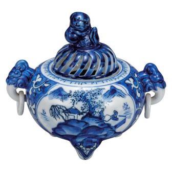 美品】九谷焼 大香炉 玉竜造 日本伝統工芸品 美品】九谷焼 大香炉 玉竜
