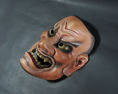 能面 「顰（しかみ）」売却済 | 【骨董品買取】日本全国対応・老舗骨董