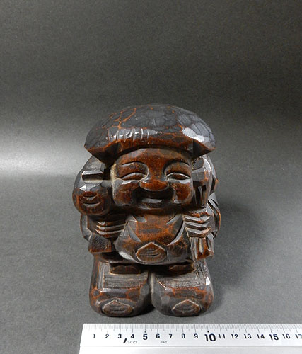 大黒天 木彫 置物 | 【骨董品買取】日本全国対応・老舗骨董店の古美術
