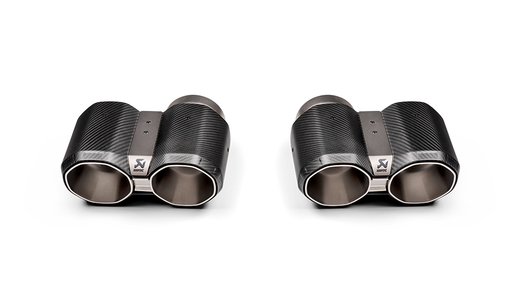 HC MALL / テールパイプセット（カーボン） 八角形