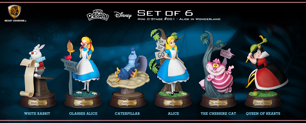 ミニ・Dステージ】＃001『ふしぎの国のアリス』6体セット | 株式