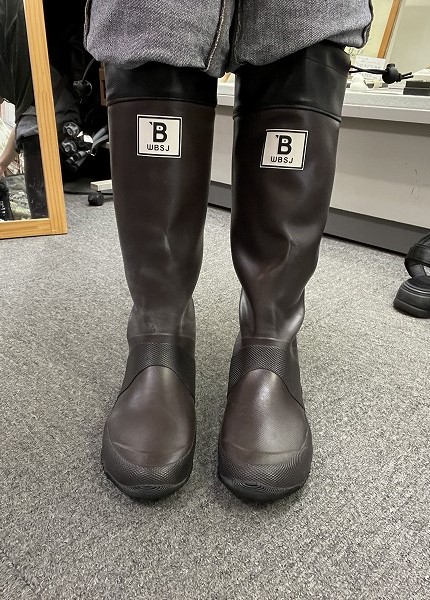 日本野鳥の会 バードウォッチング長靴 ハードタイプ（ダークブラウン