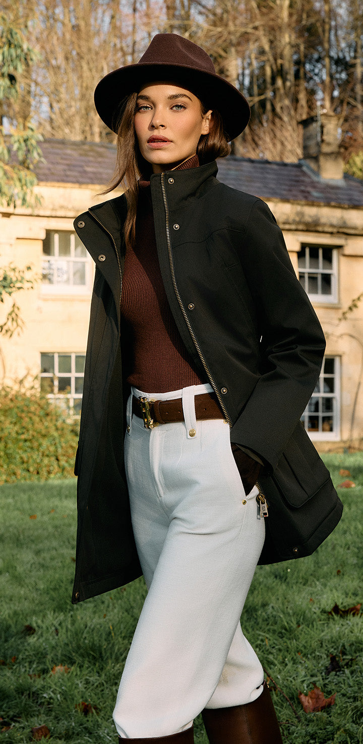 Gatcombe Full Length Trench Coat (Black) – Holland Cooper ®