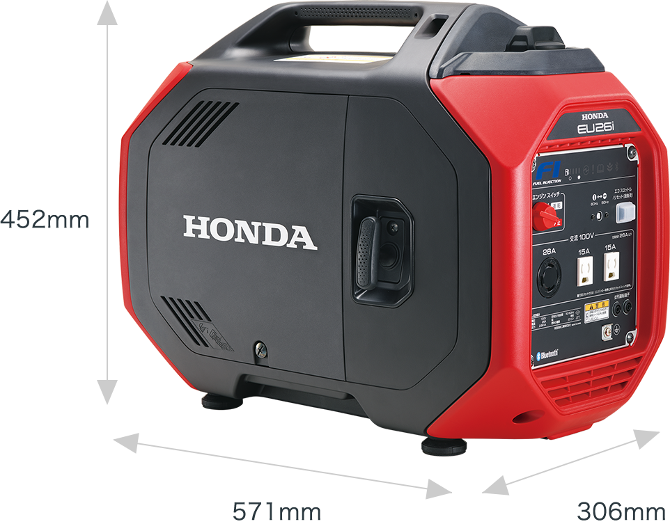 EU26iJ - 正弦波インバーター搭載発電機｜Honda公式サイト