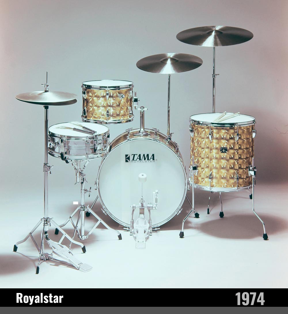 タマシンバルスタンド 、タマドラム80年代初期 2本 タマシンバル